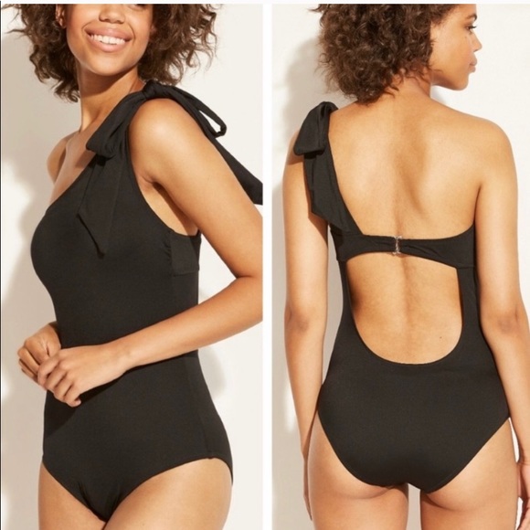 ONE LEFT! KONA SOL Black 1 Piece Plus Swimsuit 18W - Picture 5 of 8